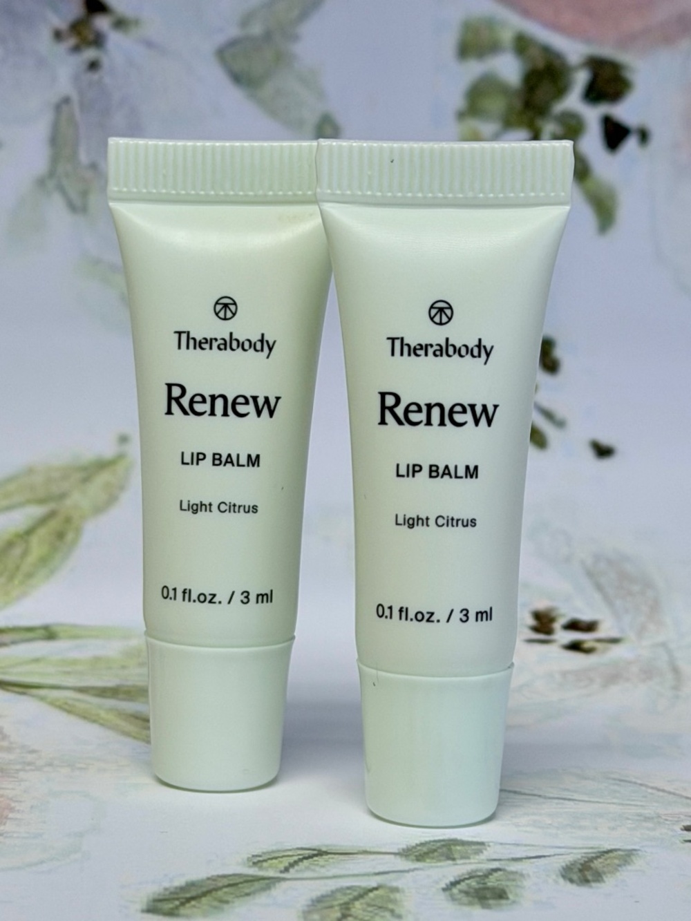 5 for $15 🌸 THERABODY | Renew Lip Balm (set of 2 tubes), Light Citrus Scent